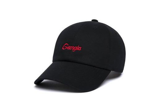 Georgia Microscript Dad wool baseball cap