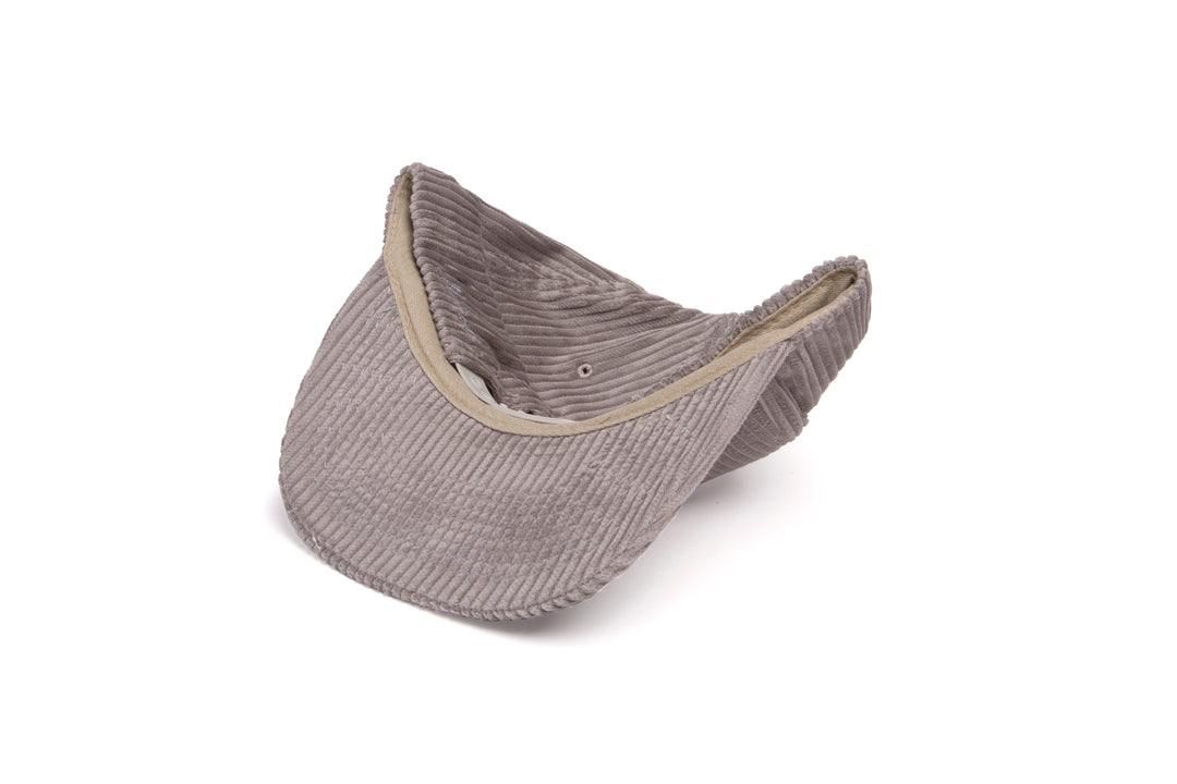 Clean Grey 6-Wale CORD wool baseball cap