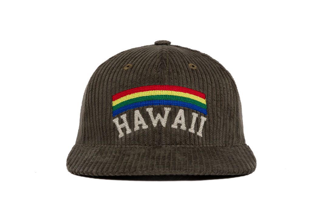 HAWAII Logo Chain 6-Wale Cord wool baseball cap