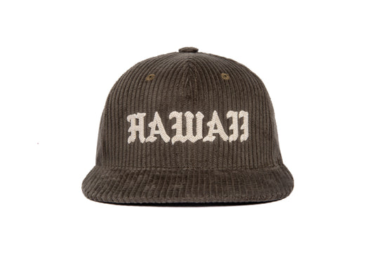 Hawaii Olde 3D Chain 6-Wale Cord wool baseball cap