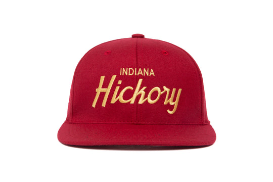 Hickory wool baseball cap