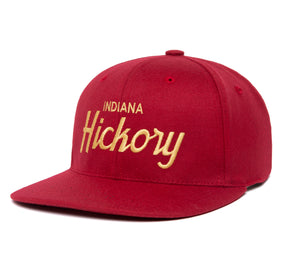 Hickory wool baseball cap