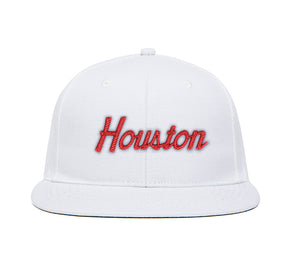 Houston Chain Fitted II wool baseball cap
