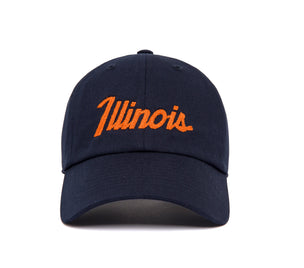 Illinois Chain Dad wool baseball cap