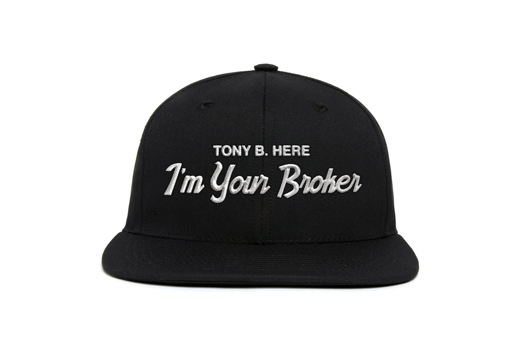 Im Your Broker wool baseball cap