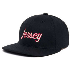 Jersey wool baseball cap