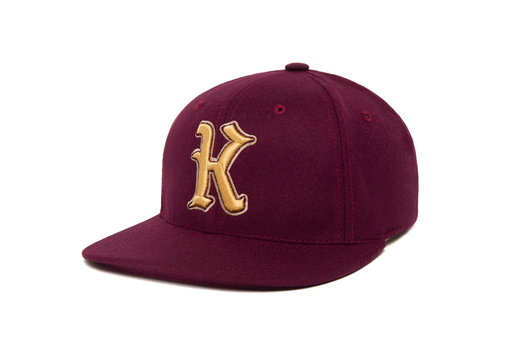 Ligature “K” 3D wool baseball cap