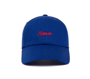 Kansas Microscript Dad wool baseball cap