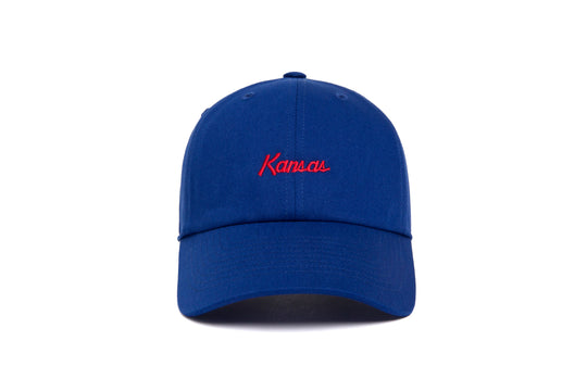 Kansas Microscript Dad wool baseball cap