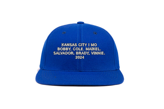 Kansas City 2024 Name wool baseball cap