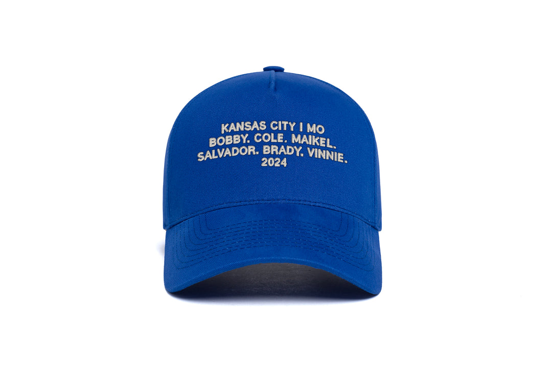 Kansas City 2024 Name 5-Panel wool baseball cap