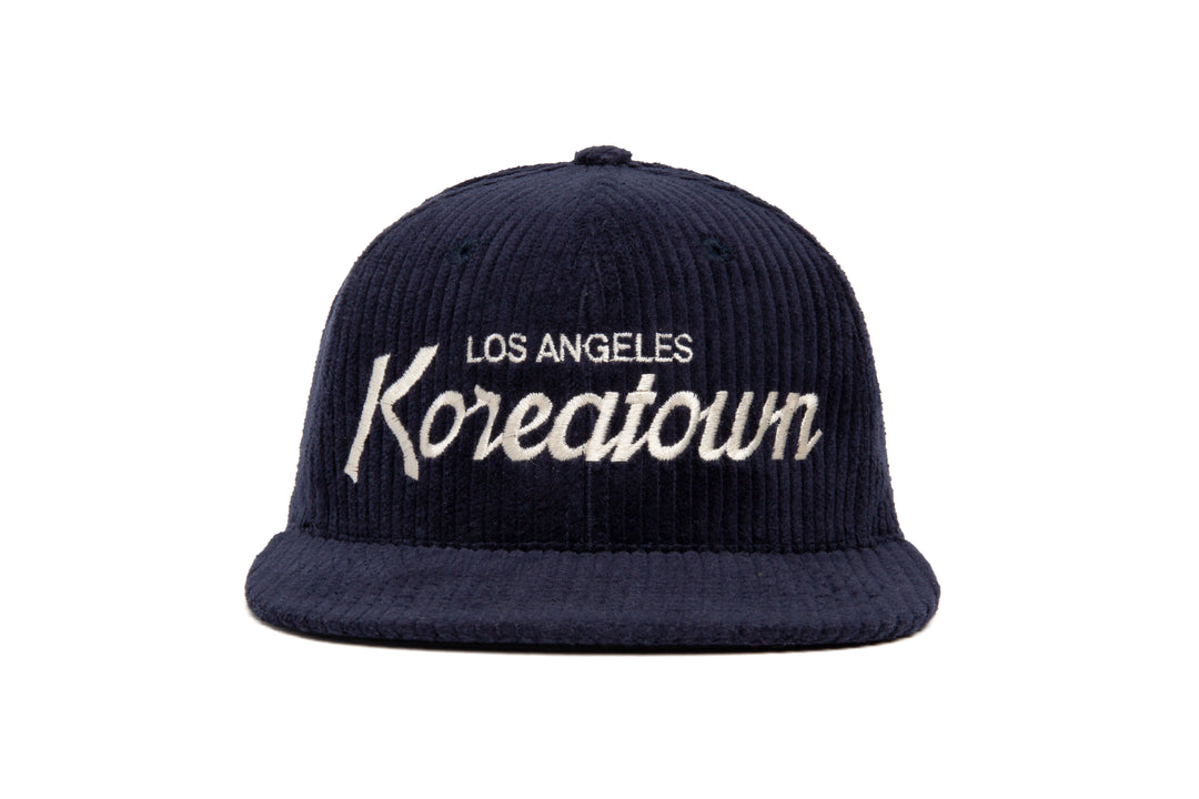 Koreatown 6-Wale Cord wool baseball cap