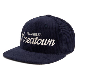 Koreatown 6-Wale Cord wool baseball cap