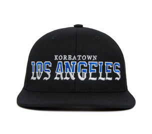 LOS ANGELES Retro Block wool baseball cap