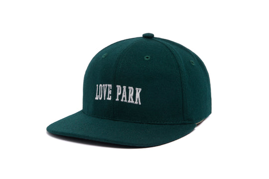 LOVE PARK Microblock wool baseball cap