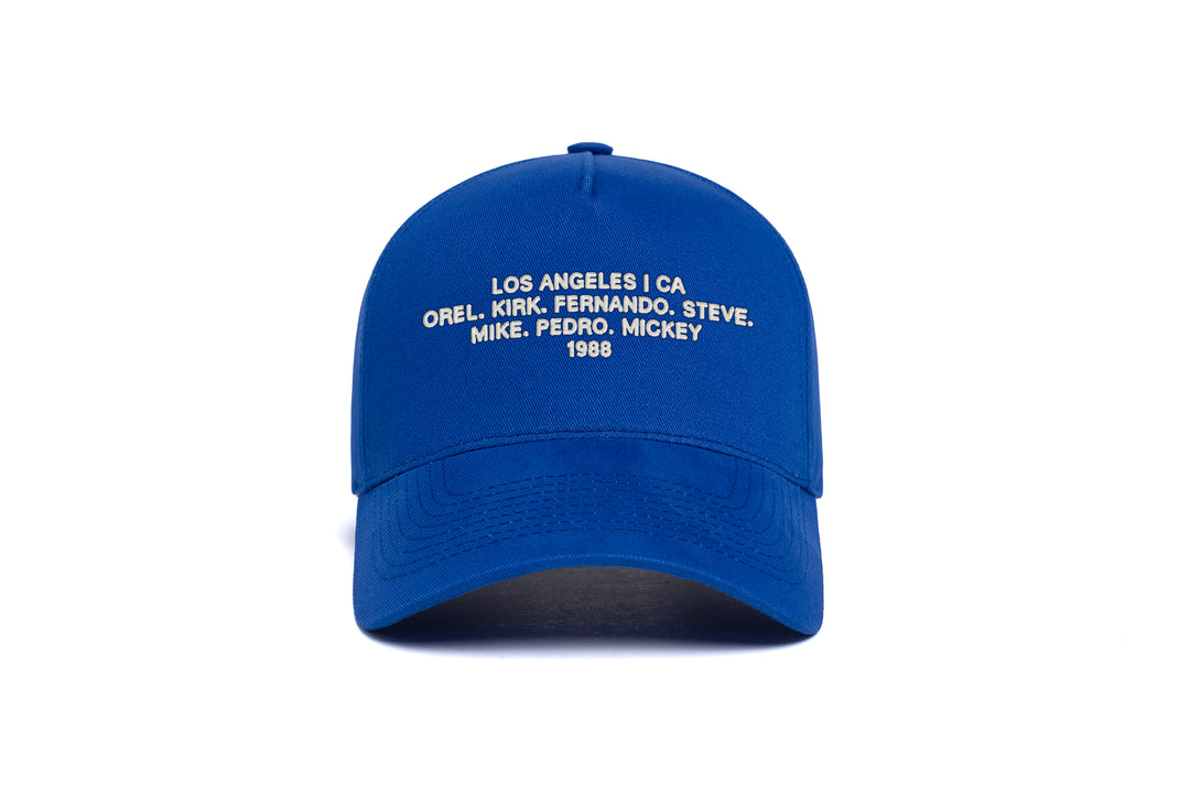 Los Angeles 1988 Name 5-Panel wool baseball cap