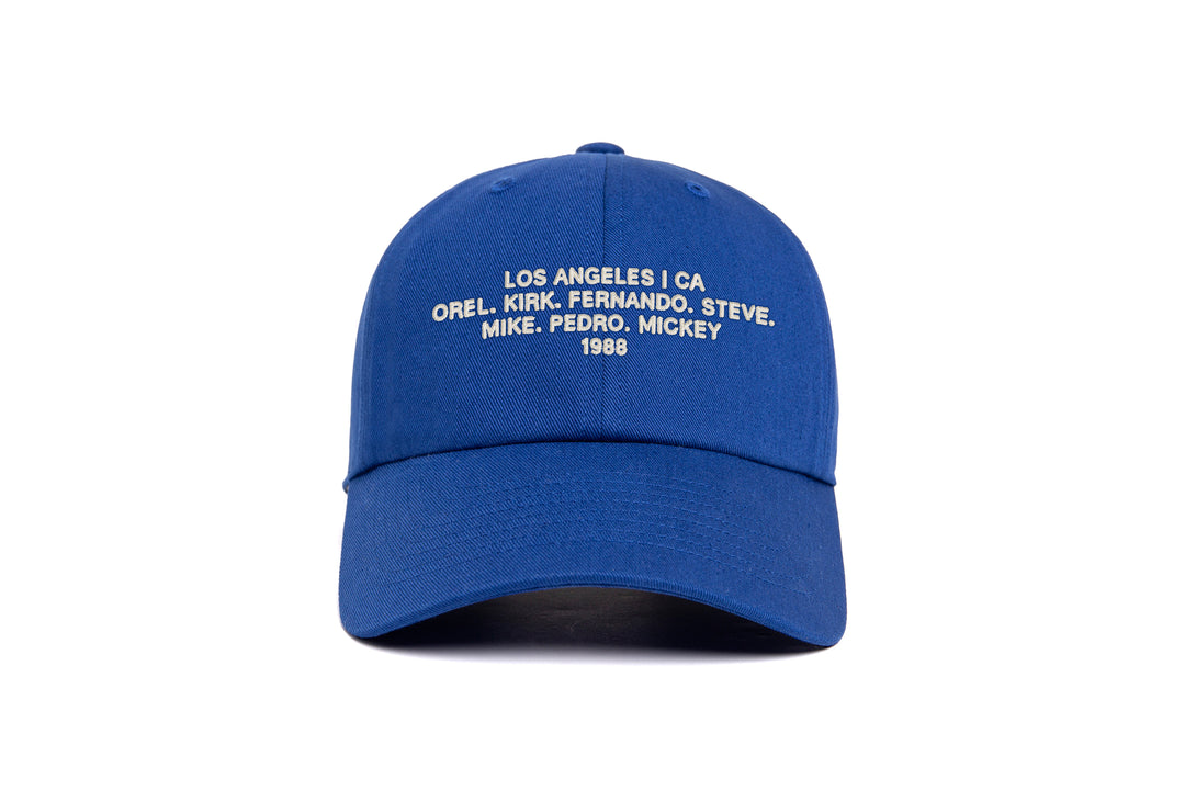 Los Angeles 1988 Name Dad wool baseball cap