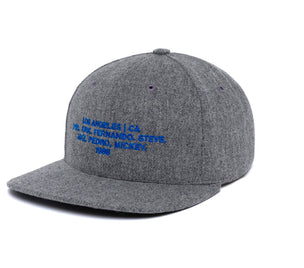 Los Angeles 1988 Name II wool baseball cap