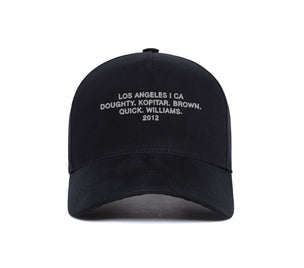 Los Angeles 2012 Name 5-Panel wool baseball cap