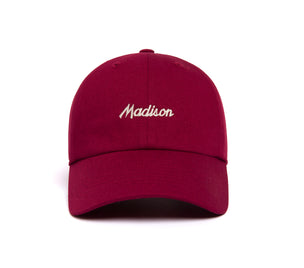 Madison Microscript Dad II wool baseball cap