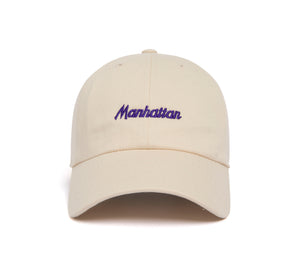 Manhattan Microscript Dad wool baseball cap