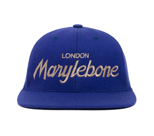Marylebone wool baseball cap