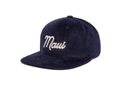 Maui Journey 3D Chain 6-Wale Cord wool baseball cap