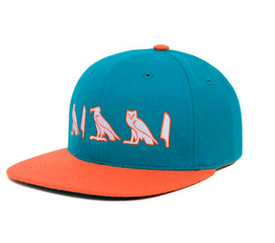 Miami Hieroglyphic wool baseball cap