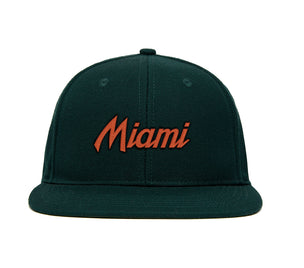 Miami Chain Fitted wool baseball cap