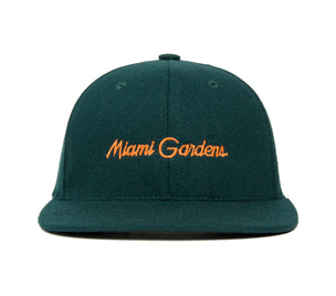Miami Gardens Microscript wool baseball cap