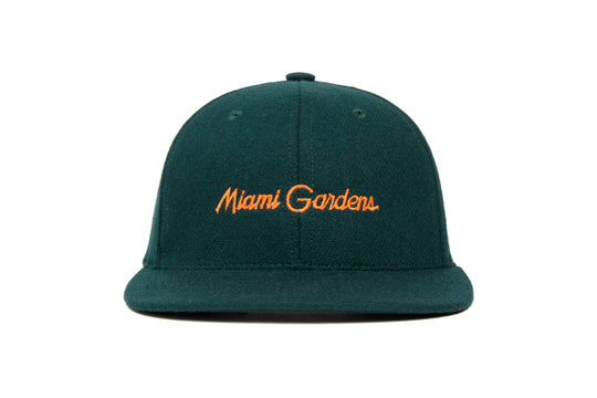 Miami Gardens Microscript wool baseball cap