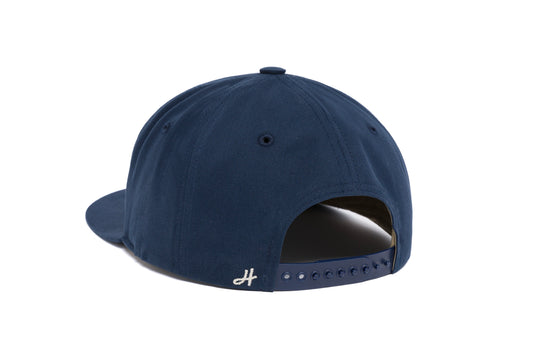 Clean Navy Brushed Twill wool baseball cap