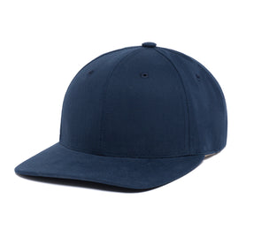 Clean Navy Brushed Twill wool baseball cap