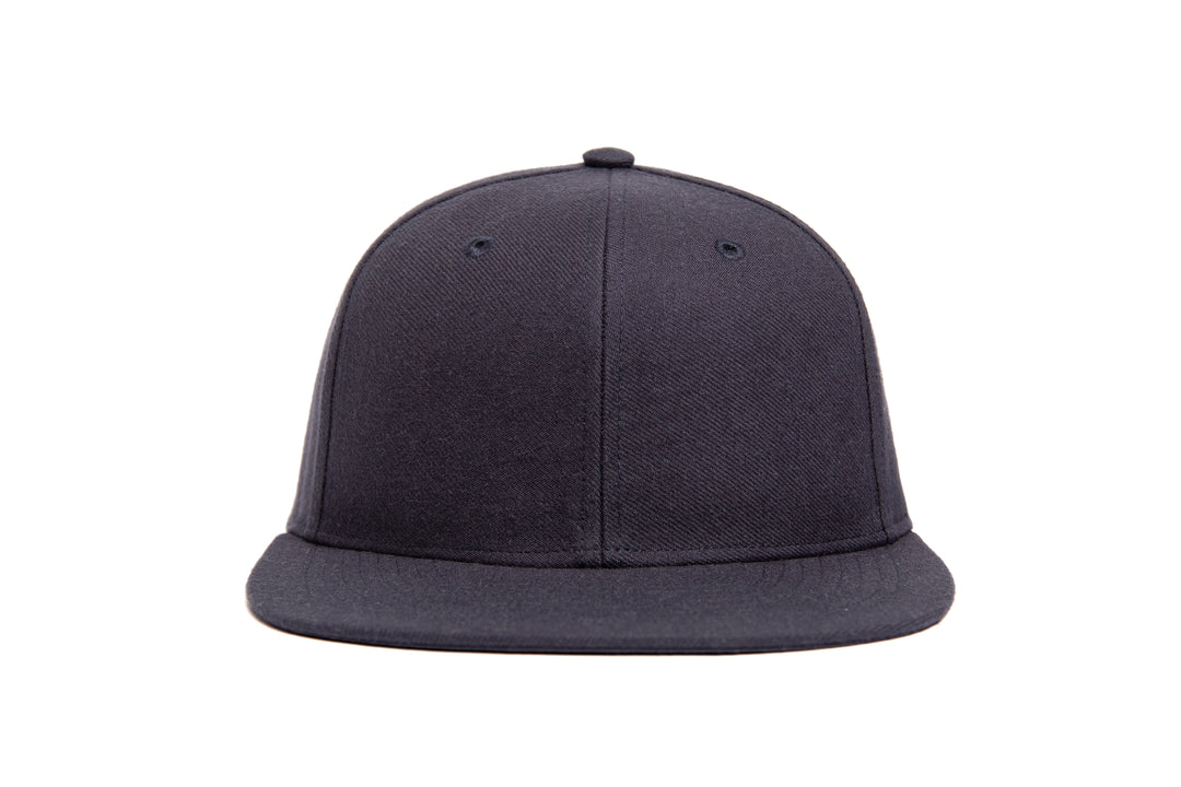 Clean Navy Wool Blend wool baseball cap