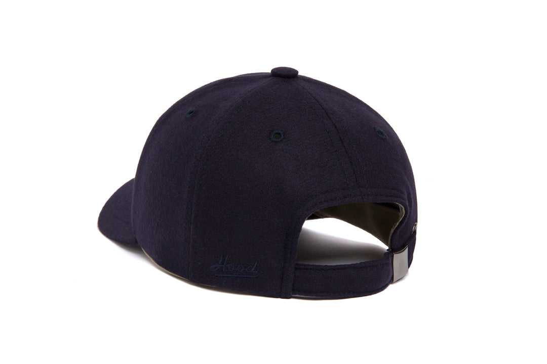 Clean Navy Wool Dad Hat wool baseball cap