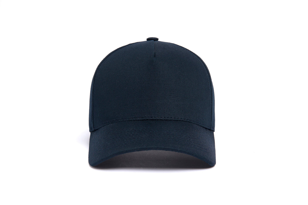Clean Navy Twill 5-Panel wool baseball cap