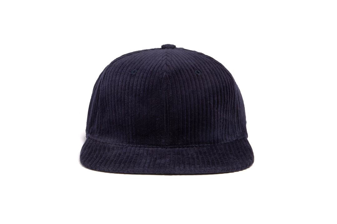 Clean Navy 6-Wale CORD wool baseball cap