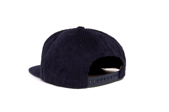 Clean Navy 6-Wale CORD wool baseball cap