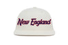 New England
    wool baseball cap indicator