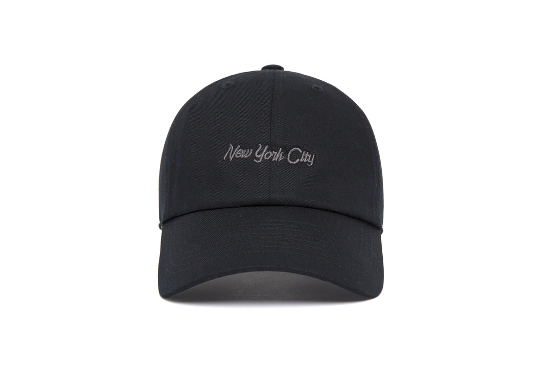 New York City Microscript Dad wool baseball cap
