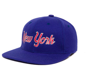 New York III wool baseball cap