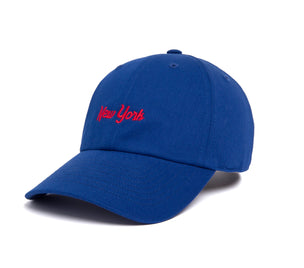 New York Microscript Dad II wool baseball cap
