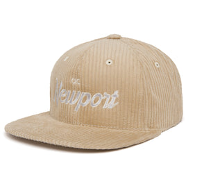Newport 6-Wale Cord wool baseball cap