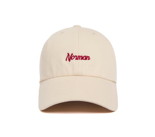 Norman Microscript Dad wool baseball cap
