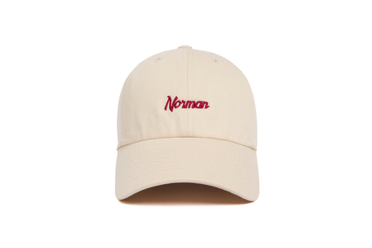 Norman Microscript Dad wool baseball cap