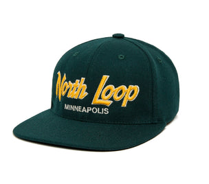 North Loop Sub Script wool baseball cap