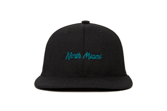North Miami Microscript wool baseball cap