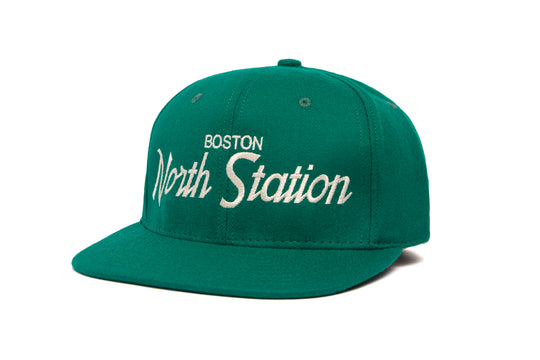 North Station wool baseball cap
