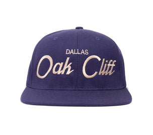 Oak Cliff wool baseball cap