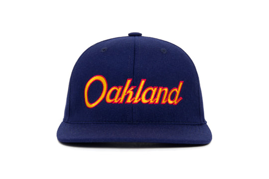 Oakland wool baseball cap